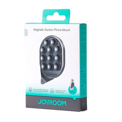 5. Uchwyt na smartfona z podstawką i przyssawkami Joyroom JR-ZS418 z MagSafe - czarny