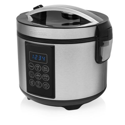 11. Tristar RK-6132 wielofunkcyjny garnek elektryczny 1,5 l 500 W Czarny, Stal nierdzewna