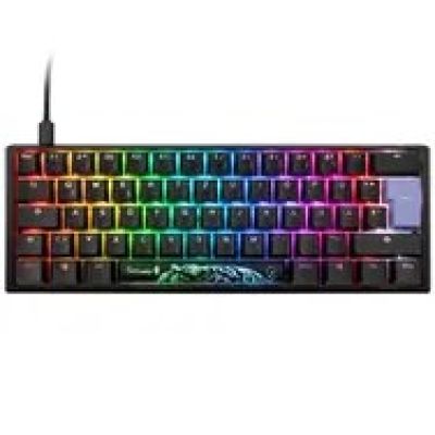 11. Ducky One 3 Classic Mini klawiatura Gaming USB Niemiecki Czarny, Biały