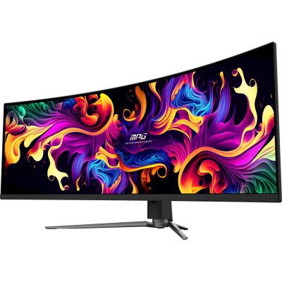 15. MSI MPG 491CQP QD-OLED monitor komputerowy 124,5 cm (49") 5120 x 1440 px Dual WQHD Czarny