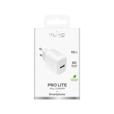 2. Ładowarka sieciowa Puro PROLITE 10W USB-A - biała