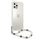 4. Etui Guess White Pearl na iPhone 12 / iPhone 12 Pro - przezroczyste