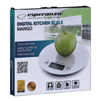 3. Waga kuchenna Esperanza Mango EKS003W (kolor biały)