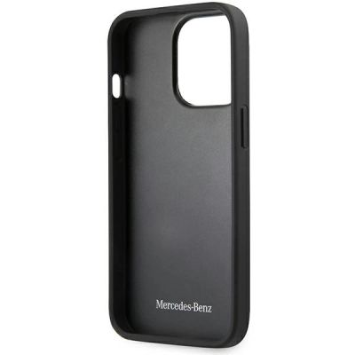 7. Etui Mercedes Leather Urban do iPhone 15 Pro Max - czarne
