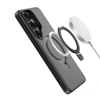6. Etui Dux Ducis Yind na Samsung Galaxy S26 Ultra z podstawką kompatybilne z MagSafe - czarne