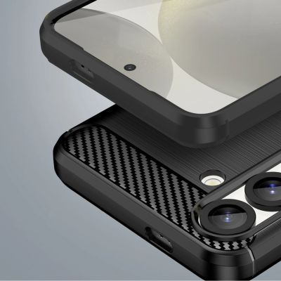 7. Etui Carbon Case elastyczne silikonowe na Xiaomi Redmi Note 14 5G - czarne