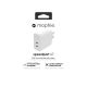 3. Mophie GaN Charger Dual - ładowarka sieciowa z podwójnym wejściem USB-C 67W (white)