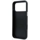 7. Etui Guess Kevlar Triangle Logo MagSafe na iPhone 17 Pro / 18 Pro - burgundowe
