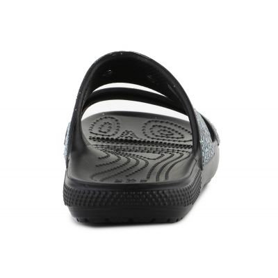 4. Klapki Crocs Classic Glitter Sandal Jr 207788-0C4