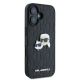 4. Etui Karl Lagerfeld Monogram Karl & Choupette Head Pin na iPhone 16 - czarne