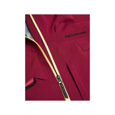 4. Kurtka PEAK PERFORMANCE W Alpine Gore-Tex 3L Jacket bordowy