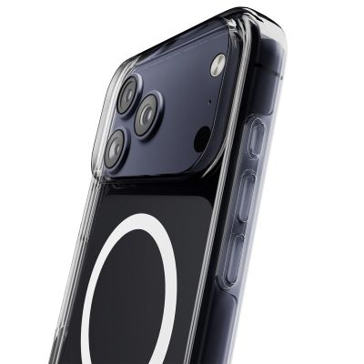 4. Etui Puro Impact Clear D3O TPU+PC kompatybilne z MagSafe na iPhone 17 Pro Max - przezroczyste