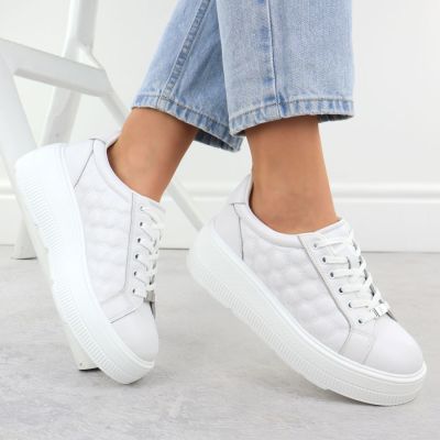 5. Półbuty pikowane na platformie Filippo W DP7285 PAW639B