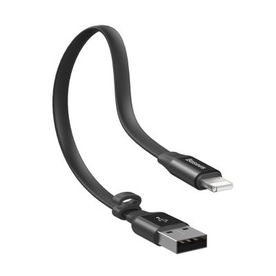 4. Kabel Baseus Nimble USB-A / Lightning 2A 0.23 m - czarny
