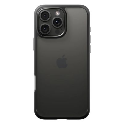 4. Etui Spigen Ultra Hybrid na iPhone 16 Pro - czarny mat
