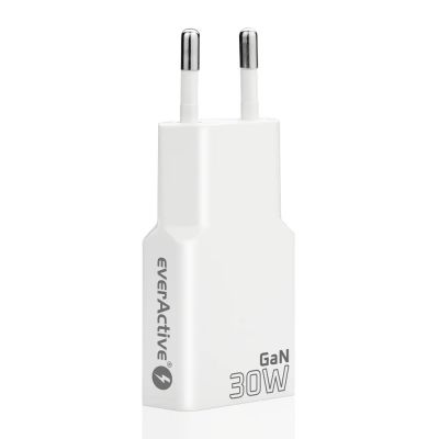 4. EVERACTIVE ŁADOWARKA SIECIOWA 2 X USB-C QUICK CHARGE 4+ 30W SUPER SLIM BIAŁA SC-385Q