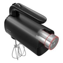 Zestaw startowy: bezprzewodowy mikser ręczny + bateria czarny