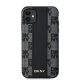 3. Etui DKNY Leather Checkered Mono Pattern MagSafe na iPhone 11 / Xr - czarne