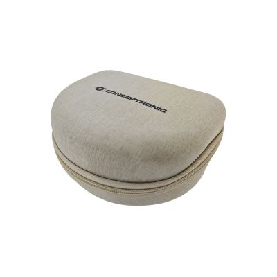 3. Conceptronic ALVAH02C słuchawki/zestaw słuchawkowy Przewodowy i Bezprzewodowy Opaska na głowę Muzyka Bluetooth Kremowy