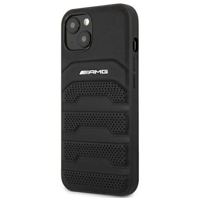 2. Etui Mercedes AMG Debossed Lines na iPhone 13 / 14 / 15 - czarne