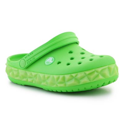 8. Klapki Crocs Croc Band Geometric Glow Band Clog K Jr 210132-3WA