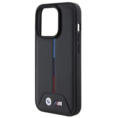 6. Etui BMW Quilted Tricolor na iPhone 15 Pro - czarne