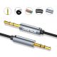 4. Kabel Choetech AUX002 mini jack 3.5mm (męski) / mini jack 3.5mm (męski) 1.2m - czarny
