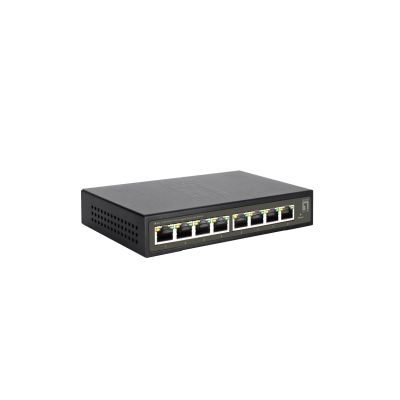4. LevelOne GES-2108 przełącznik sieciowy Zarządzany L2 Gigabit Ethernet (10/100/1000) Czarny