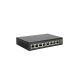 4. LevelOne GES-2108 przełącznik sieciowy Zarządzany L2 Gigabit Ethernet (10/100/1000) Czarny