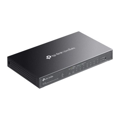 10. Switch TP-LINK ES210GMP Omada 10-Port Gigabit Easy Managed Switch with 8-Port PoE+