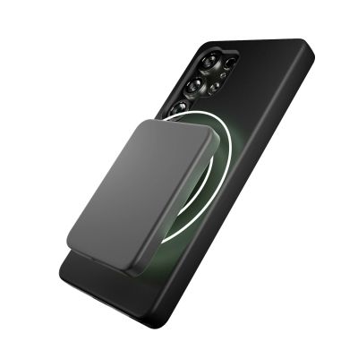 6. Etui silikonowe Puro Icon Mag z MagSafe do Samsung Galaxy S25 Ultra - czarne