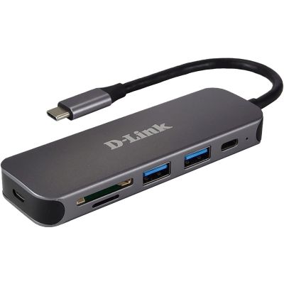 6. D-Link DUB-2325 stacja dokująca USB Type-C Szary