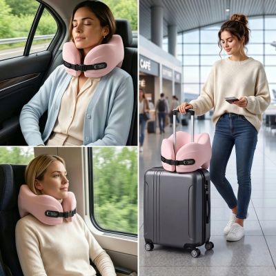 5. Poduszka podróżna Tech-Protect ComfortRest - różowa
