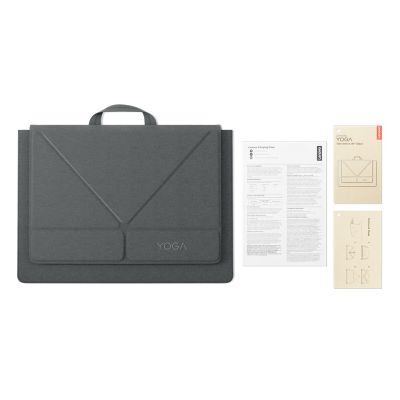 9. Lenovo | Yoga Tote Sleeve | Fits up to size 16 " | Sleeve | Grey