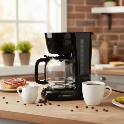 9. Ekspres przelewowy Esperanza Arabica EKC005 (950W; kolor czarny)