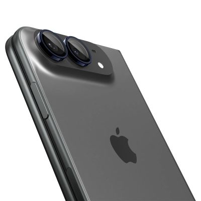 3. Szkło hartowane na aparat Spigen Optik Pro Glas.tR EZ Fit 2-Pack na iPhone Duo - granatowe