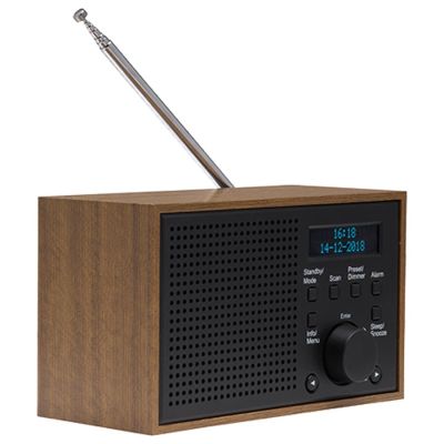 5. Radio Denver DAB-46DARK GREY Internet Analogowe i cyfrowe Czarny, Brązowy