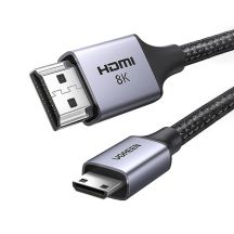 Kabel Ugreen HD163 15515 mini HDMI / HDMI 2.1 8K 2m - szary