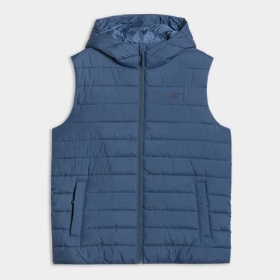 2. Bezrękawnik puchowy z wypełnieniem syntetycznym męski 4F 4FWAW25TVJAM225-32S