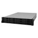 2. NAS Synology RS3618xs; 2U RACK; 12x (3.5" SATA HDD/2.5" SATA HDD); Intel Xeon D-1521; 8 GB DDR4 ECC UDIMM (max. 64GB), 4x 1GbE RJ-45