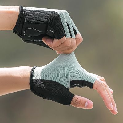 3. Rękawiczki rowerowe Wozinsky WRR-02M rozmiar M - szare