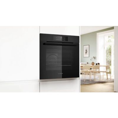 5. Piekarnik elektryczny BOSCH HBA572EM3 Serie 4 71 l | AirFry | pyroliza | termoobieg | czarny mat