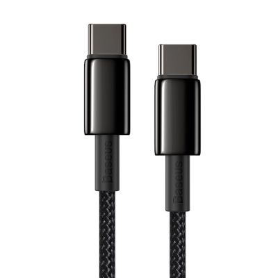 8. Kabel Baseus CATWJ-A01 USB-C - USB-C PD QC 100W 5A 480Mb/s 2m - czarny