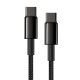 8. Kabel Baseus CATWJ-A01 USB-C - USB-C PD QC 100W 5A 480Mb/s 2m - czarny
