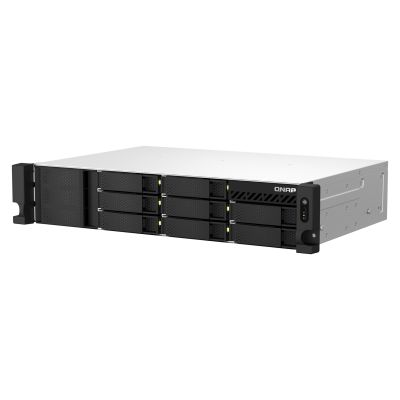 5. Qnap TS-873AeU-RP-4G, 2U, 8 x 2.5"/3.5" SATA, AMD Ryzen V1500B 4C/8T, 4GB DDR4 SODIMM  (max. 64GB), 2 x 2.5GbE, optional 10GbE, Redundant PSU