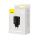 6. Baseus Compact ładowarka sieciowa 3x USB 17W czarny (CCXJ020101)