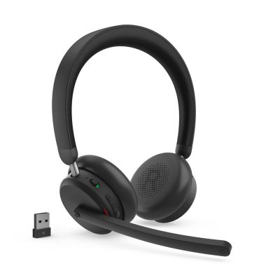 4. Lenovo ANC Headset 6550 Zestaw słuchawkowy Bezprzewodowy Opaska na głowę Biuro/centrum telefoniczne USB Type-C Bluetooth Czarny
