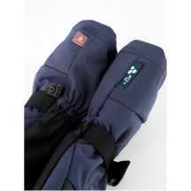 Rękawice freeride'owe dla dorosłych VIKING Norvik Pro Mitten granatowe z beżową skórą   9