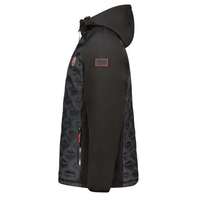 3. Kurtka męska Geographical Norway BAEL BLACK DB MEN 056 BLACK (WZ8113H/GN-NOIR)
