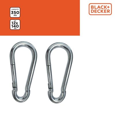 5. KARABIŃCZYK STALOWY 2SZT BLACK + DECKER